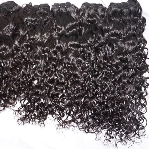 Ahe Virgin Remy Deep Curly Hair - 762mm Length, Natural Color | 100g Indian Remy Hair for Women