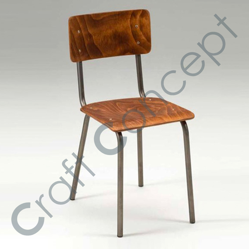Eco-Friendly Wooden & Metal Chair