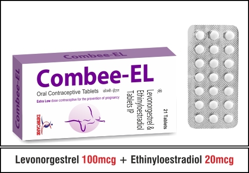 Levonorgestrel 0.10 mg.+Ethinyloestradiol 0.02 mg.