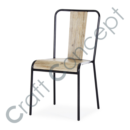 Black Metal Legs Chair No Assembly Required