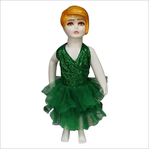 Girl Green Frock