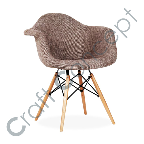 Industrial Chair - Iron Frame with Natural Leather Upholstery | Eco-Friendly, Comfortable Seating for Dining or Accent Use, Rustic Style