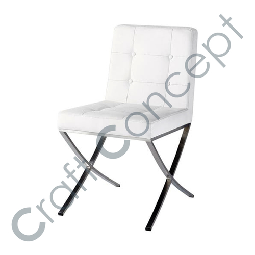 Silver Metal Leg Sofa Chair No Assembly Required