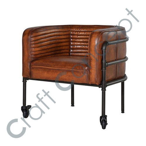 Leather Sofa Arm Chair No Assembly Required