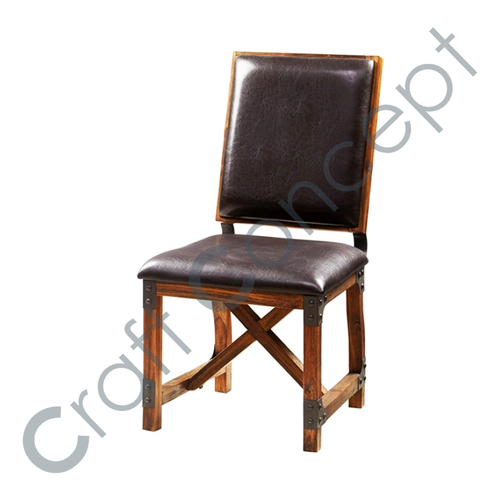Dark Brown Leather Chair No Assembly Required