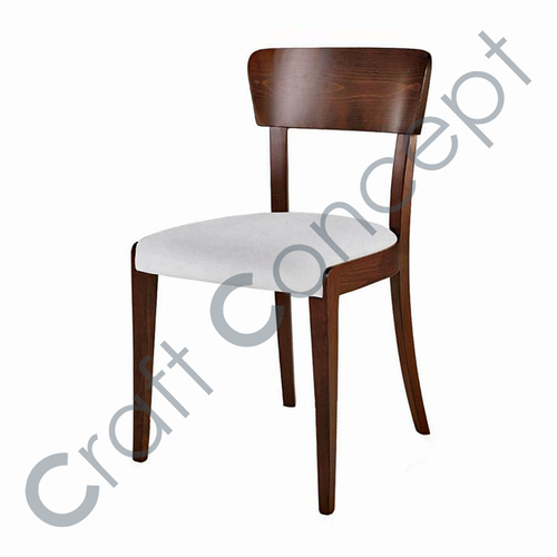 Cotton Seat Wooden Chair No Assembly Required
