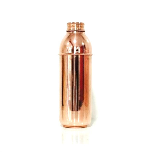 Pure Copper Bottle - 500-1000ml, Copper Color | Lightweight, Easy Clean, Lustrous Finish, Food Grade