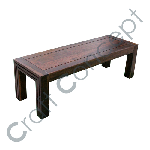 Rectangle Wooden Coffee Table No Assembly Required