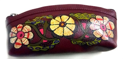 Madhubani Flower Painting Bag.