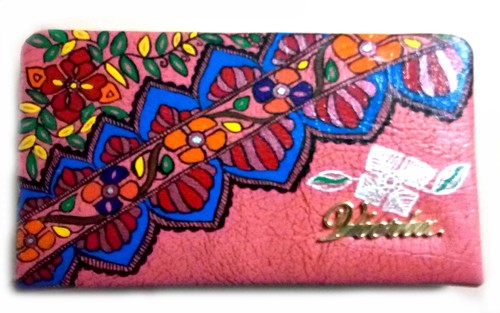 Madhubani Flower Painting Bag.