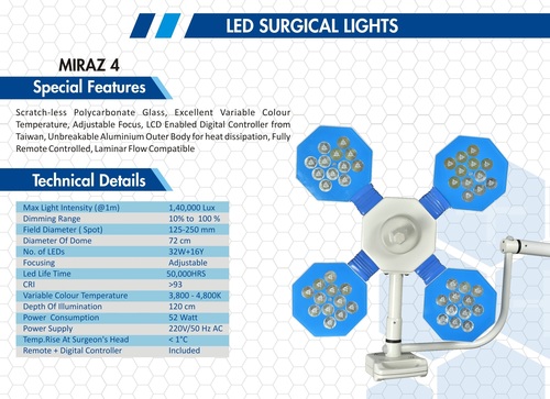 Portable Led Surgical Ot Light