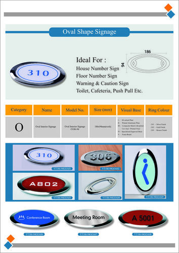 Oval Shaped Signs