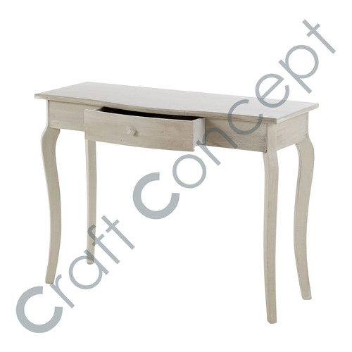 Gray Wood Console Table No Assembly Required