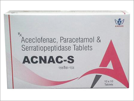 Aceclofenac Paracetamol Serratiopeptidase Tablets