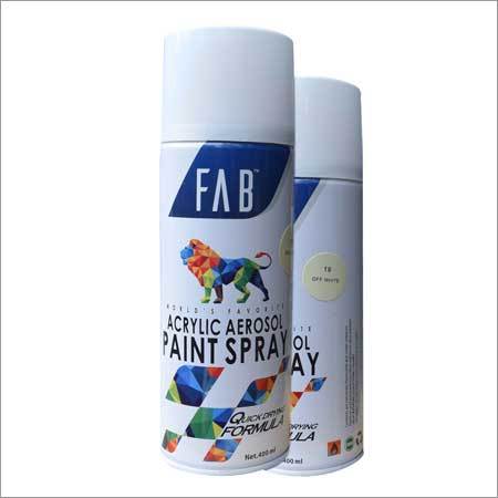 White Acrylic Aerosol Paint Spray