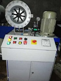 Hydraulic Hose Crimping Machine - Automatic Operation, 50-100 Kg, Ivory White | Compact Design For Versatile Industrial Applications