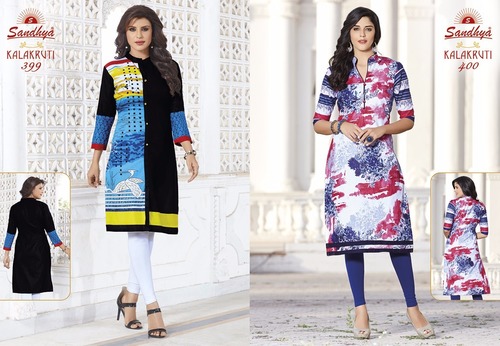COTTON FANCY KURTI SANDHYA KALAKRUTI VOL-10