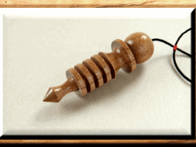 Isis Egyptian Mahogany Wood Dowsing Pendulum