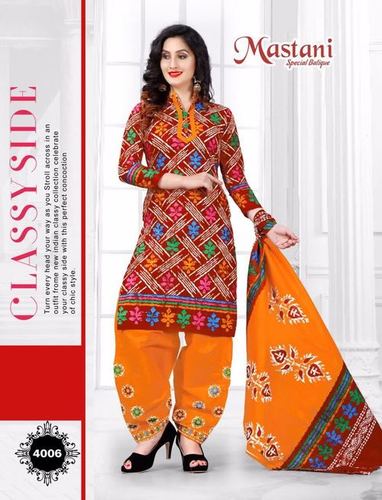COTTON PRINTED DRESS MATERIALS MASTANI SPECIAL BATIQUE VOL-4 BY MASTI