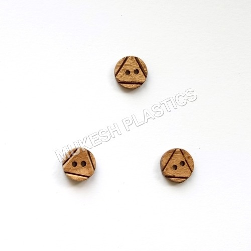 Convex Triangle Coconut Shell Buttons
