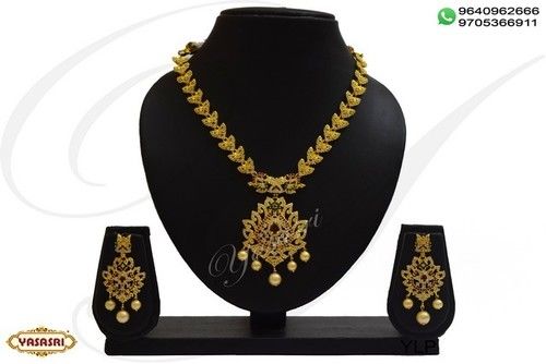 Golden Cz Necklace