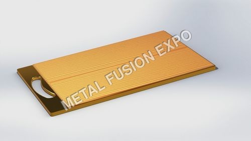 Metallic Cum Wooden Chopping Board