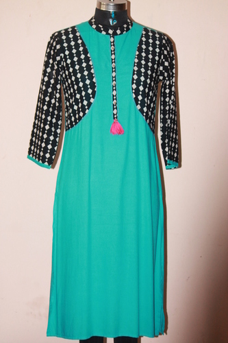 Cotton Kurti - Georgette, Size S, M, L, Xl | Printed, Quick Dry, Anti Wrinkle, Long Sleeve, Party & Daily Wear For Girls