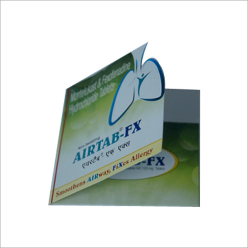 Printed Pharmaceutical Insert Packaging Box