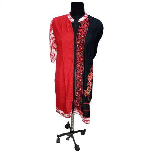 Red And Black Designer Kurti