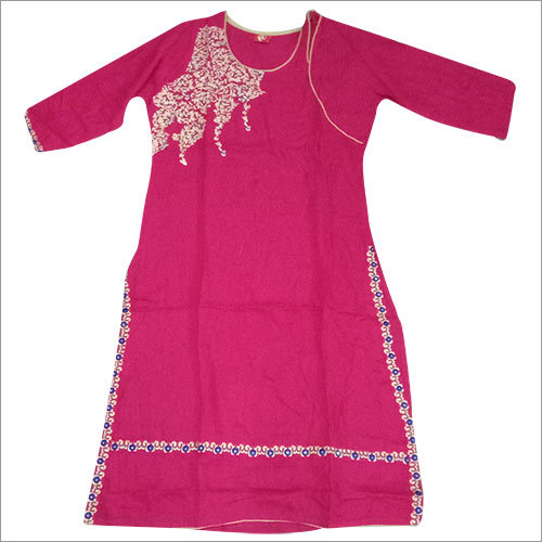 Pink Stylish Short Kurti