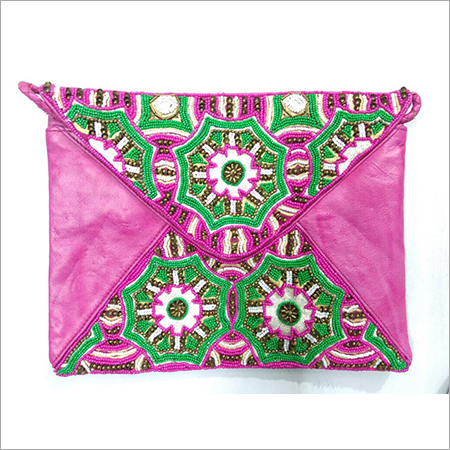 Purple Leather Pouch