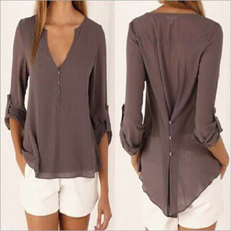 Cotton Ladies Stylish Tops