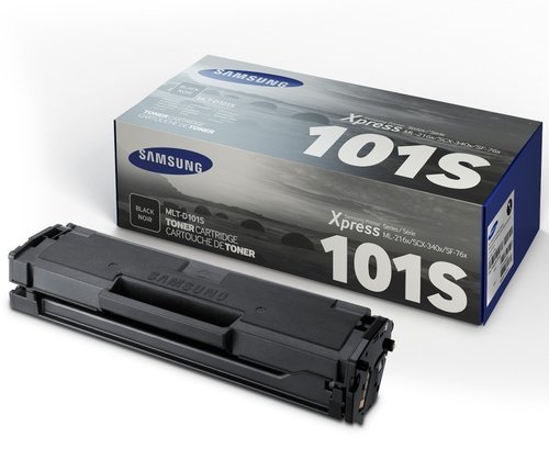 Samsung MLT-D101S Toner - 553g Cartridge Weight, 326x158x108 mm Dimensions | 4 Units in Master Box, 3,377g Total Weight
