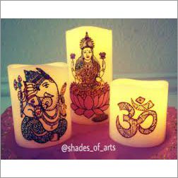 Gel Wax Religious Candle