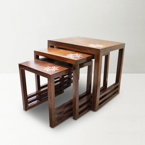 Teak Lifeestyle Yong Nested Stools (Teak)