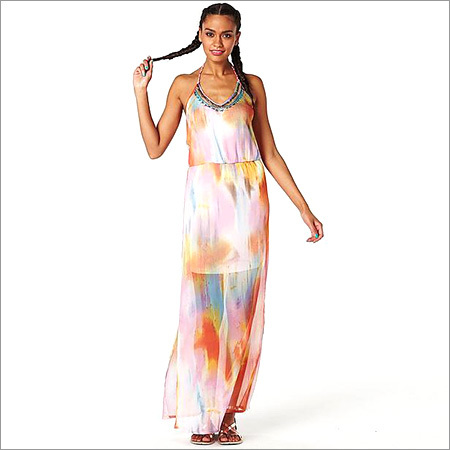 Ladies Fusion Dress Decoration Material: Paint
