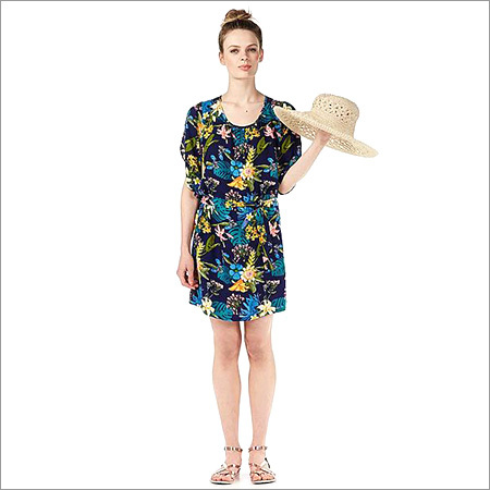 Ladies One Piece Dress Decoration Material: Paint