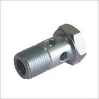 Stainless Steel Banjo Bolt - M10 X 1.5 Thread Size, 30mm Length, Corrosion Resistant | Robust Design For Hydraulic Systems