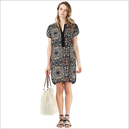 Ladies Shirt Dress Decoration Material: Paint