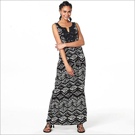 Black Ladies Maxi Dress