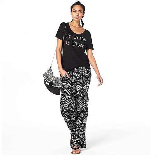 Ladies Designer Print Pant