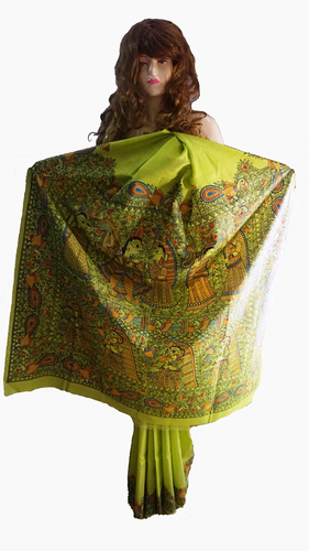 Madhubani Trendy Painting Saree