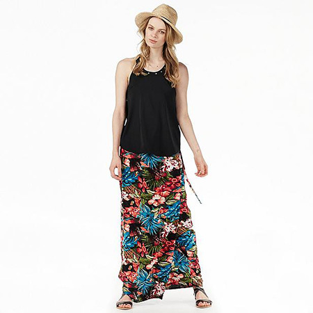 Ladies Digital Print Skirt - Chiffon Fabric, Maxi Style | Printed Pattern, All-Season Daily Wear