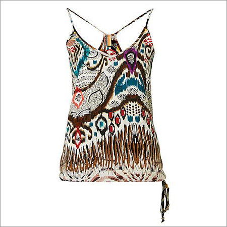 Ladies Printed Tops Decoration Material: Paint