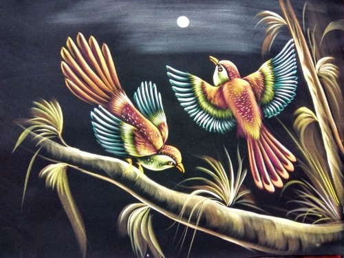 Sitting Bird Painting