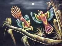 Sitting Bird Painting