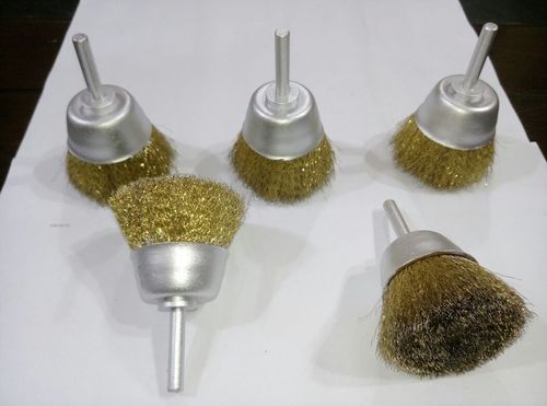Brass Coated Cup Brush