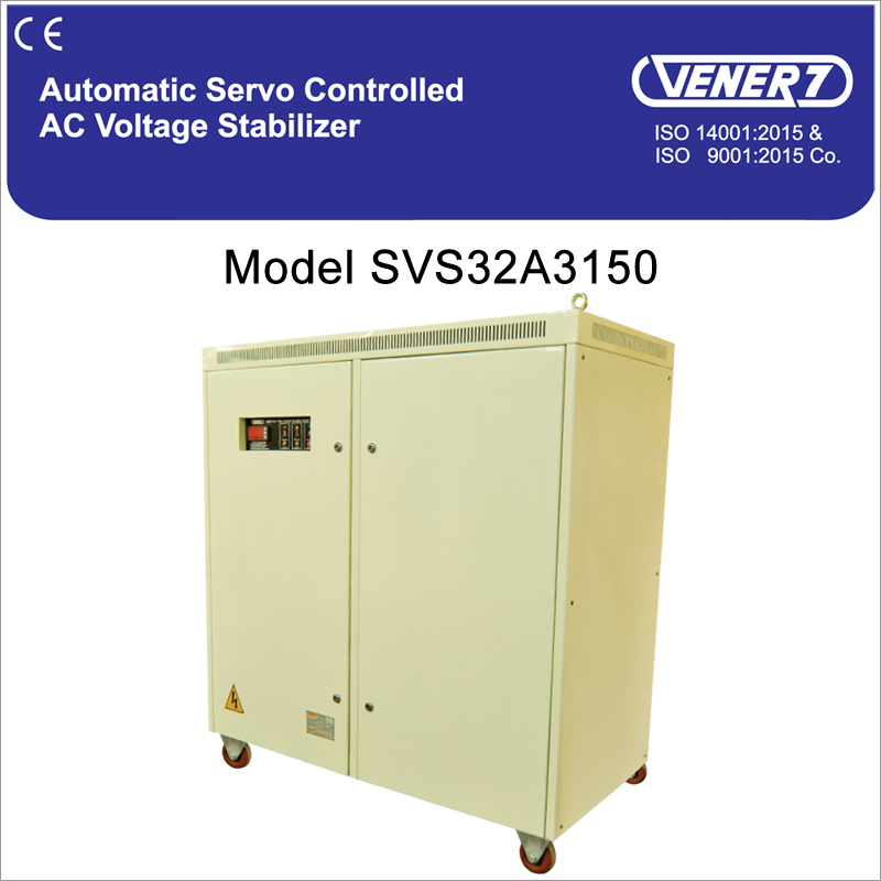 150 kVA Air Automatic Servo Controlled Air Cooled Voltage Stabilizer