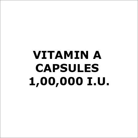 Vitamin A Capsules 1,00,000 I.U.
