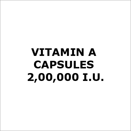 Vitamin A Capsules 2,00,000 I.U.